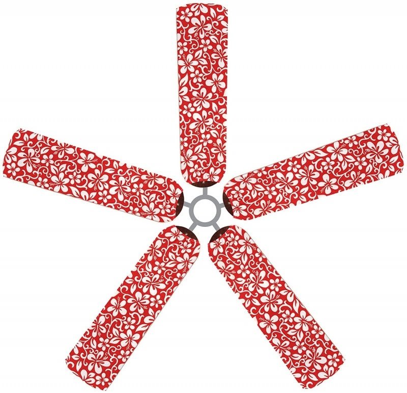 Fan Blade Designs Red Hawaiian Ceiling Fan Blade Covers