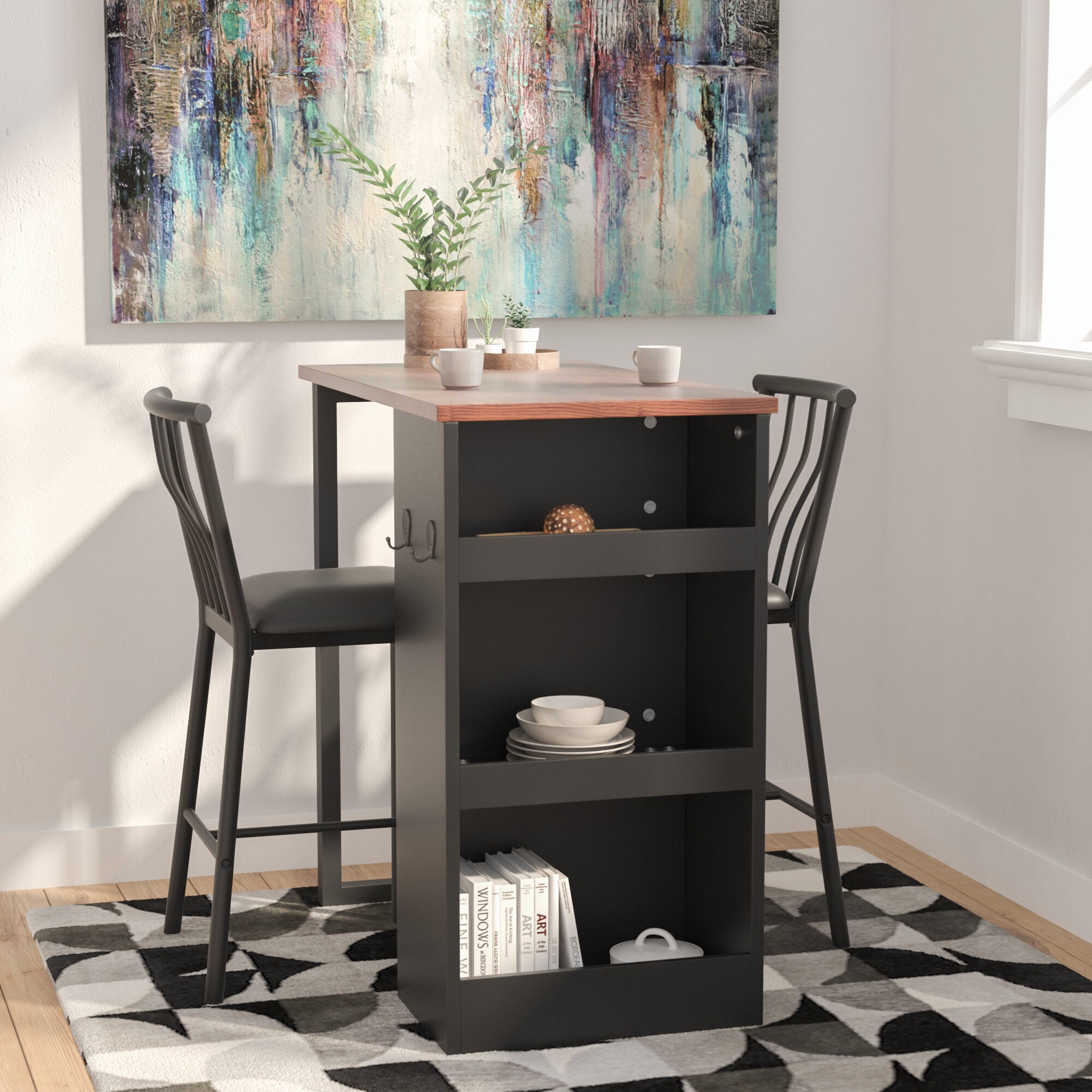 Counter Height Tables with Storage - Foter