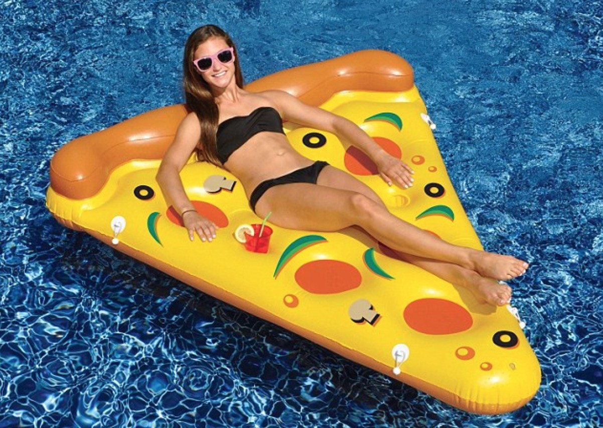 Giant Inflatable Pizza Slice for Swmming Pool