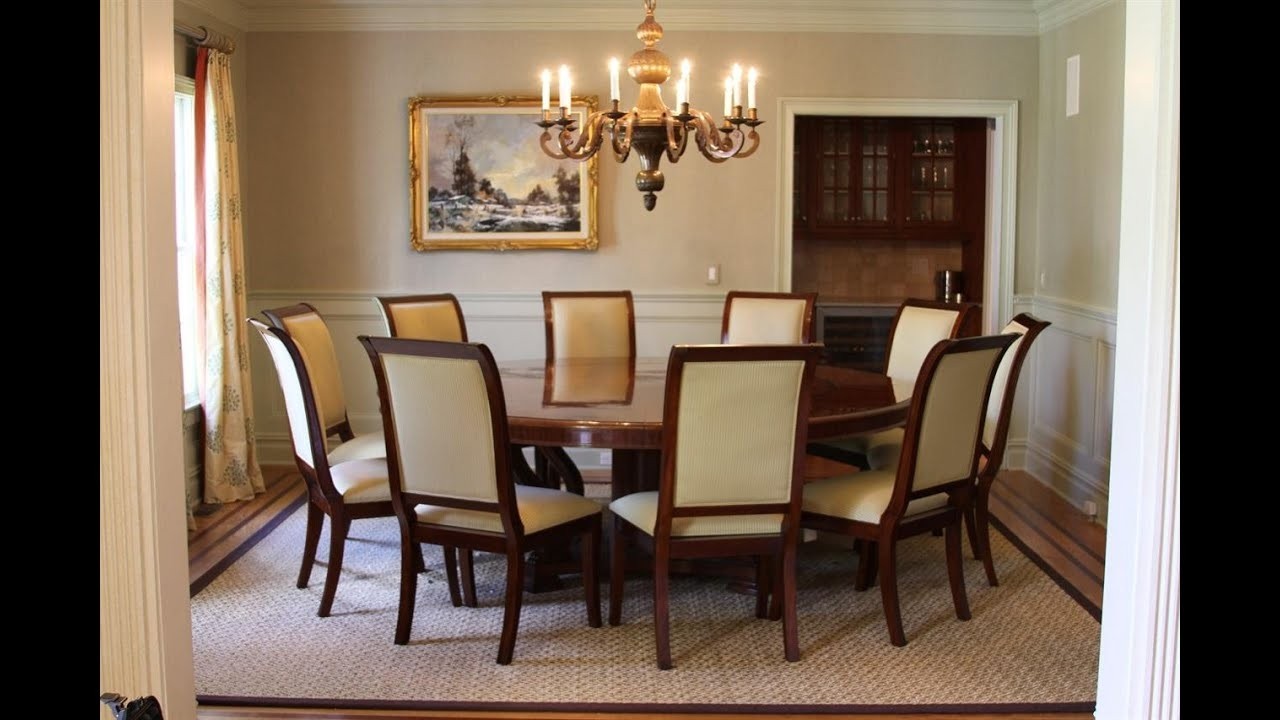 Large Round Dining Table Seats 10 Ideas On Foter