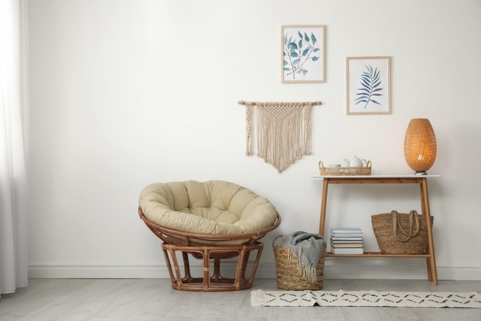 Living room papasan discount chair