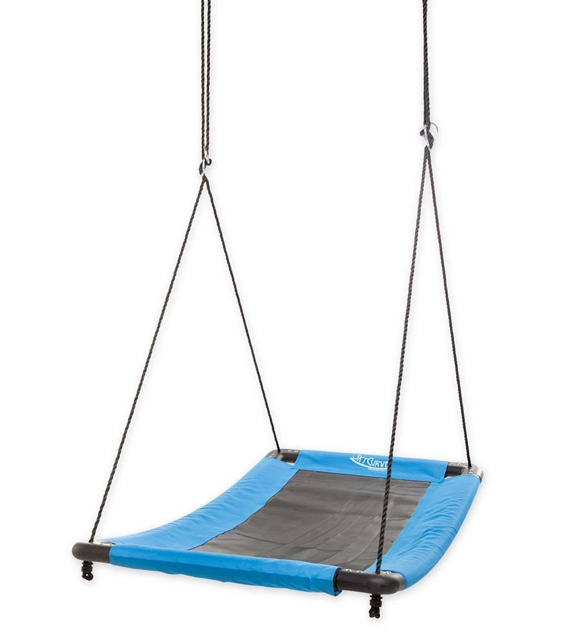 Metal Two Person Glider with Chains and Hooks