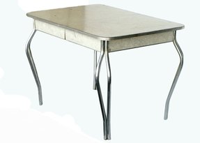 Mid Century Formica Kitchen Table With Chrome Legs ?s=pi