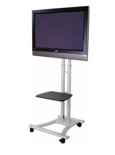 Mobile LED LCD Flat Panel HDTV Fixed Floor Stand Mount for 27"-60" LCD Screens