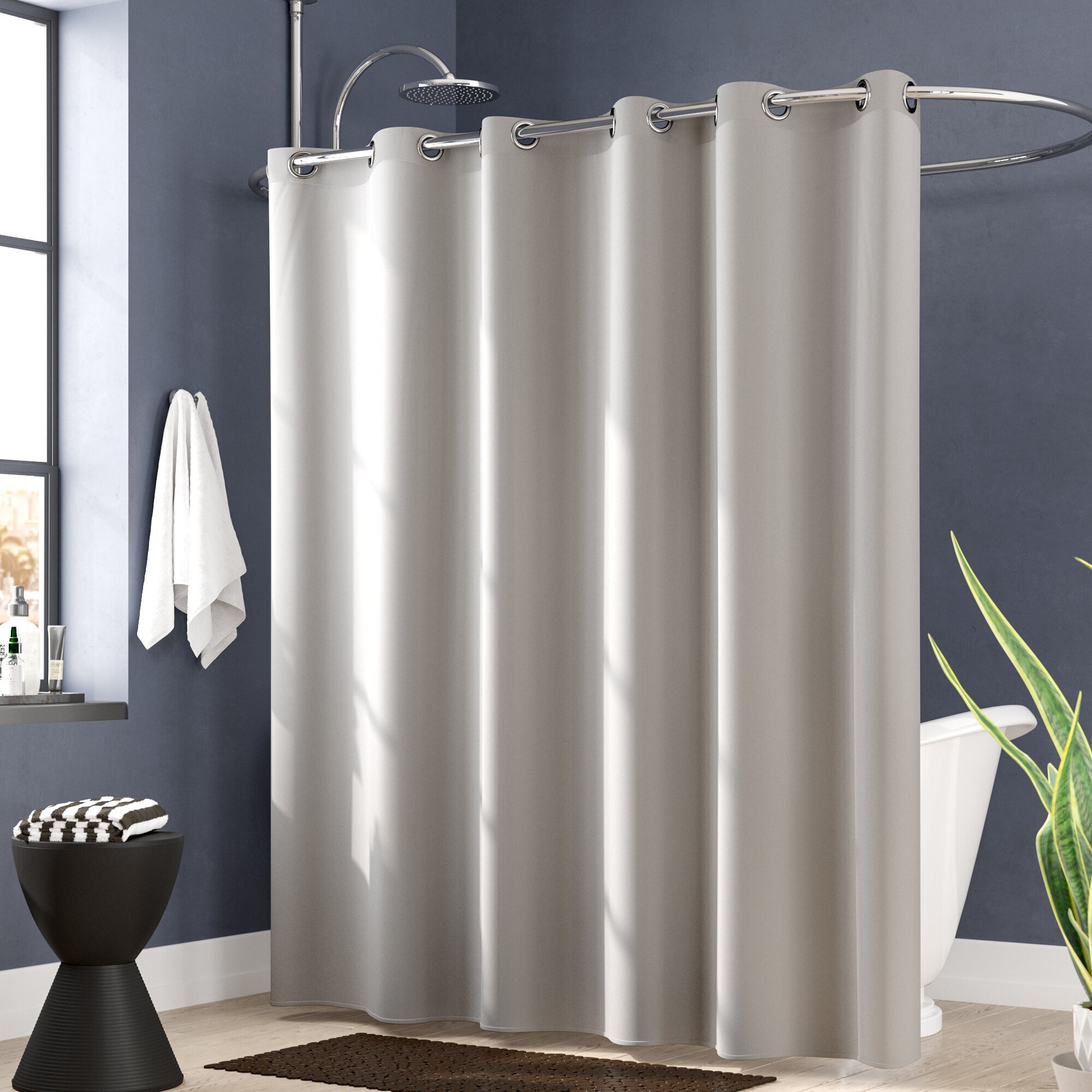 6 Styles of Shower Curtain Rods And When to Use Them - Foter