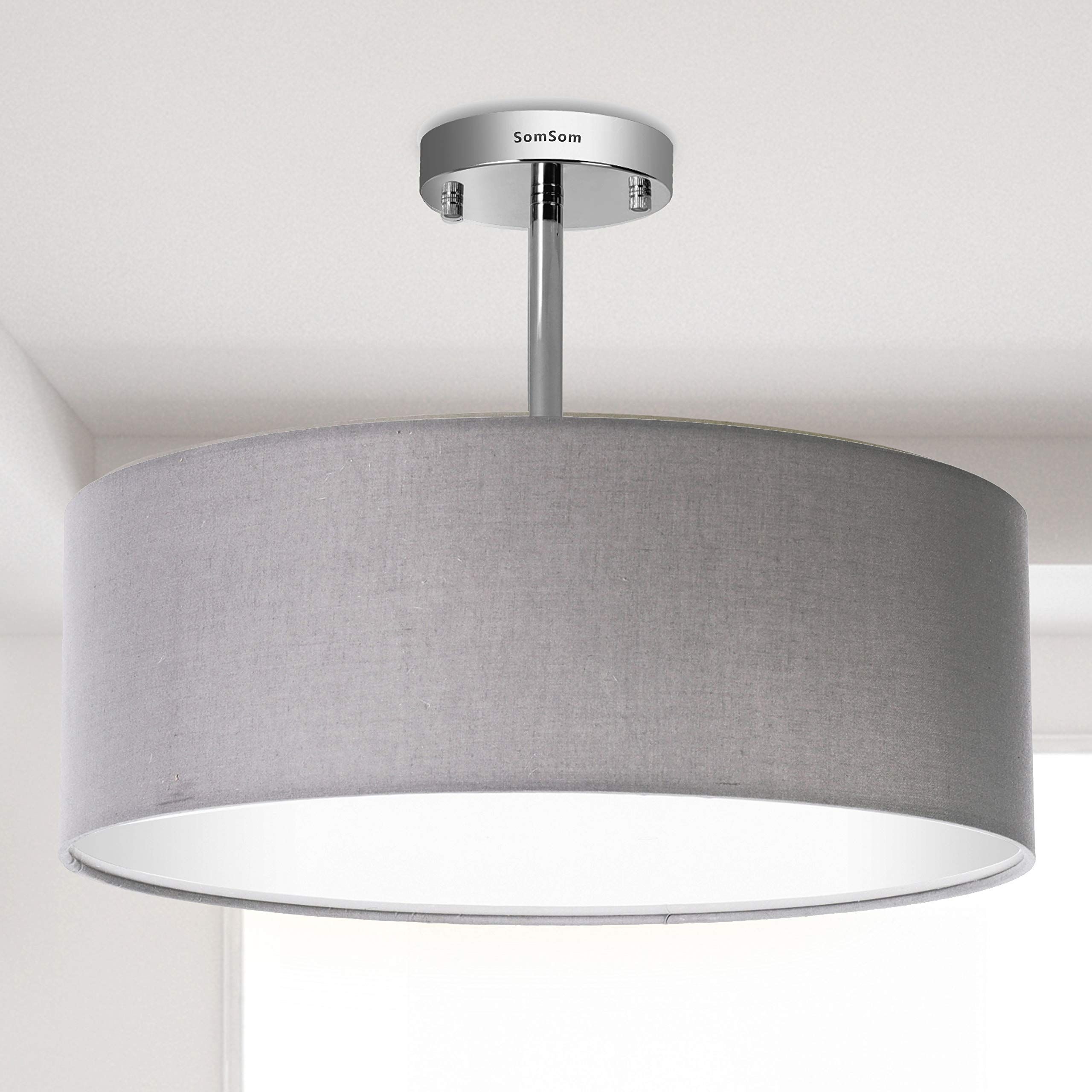 Ceiling Details about   Large Easy Fit Pendant Light Shade 45cm Fabric Lampshade Floor Lamp 
