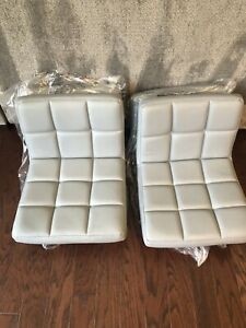 Modern square bar stool seat replacement seats only gray