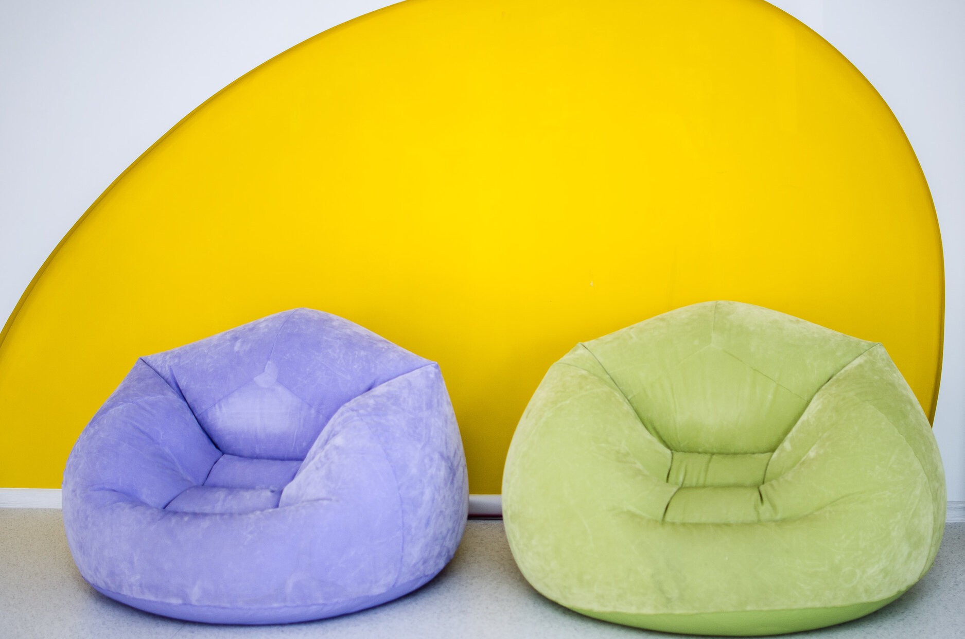 Multicolored Inflatable Chair