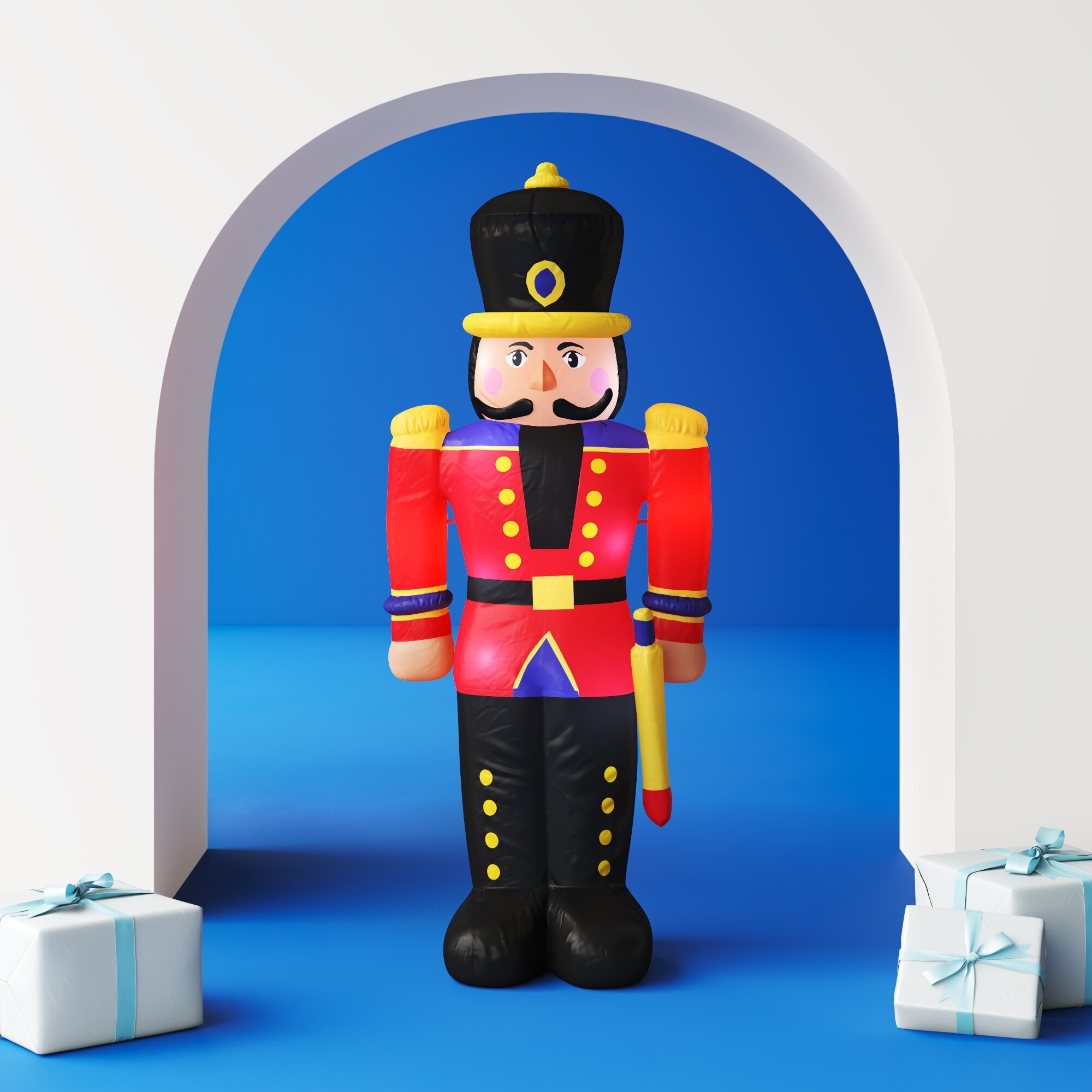 Nutcracker Toy Soldier LED Christmas Inflatable