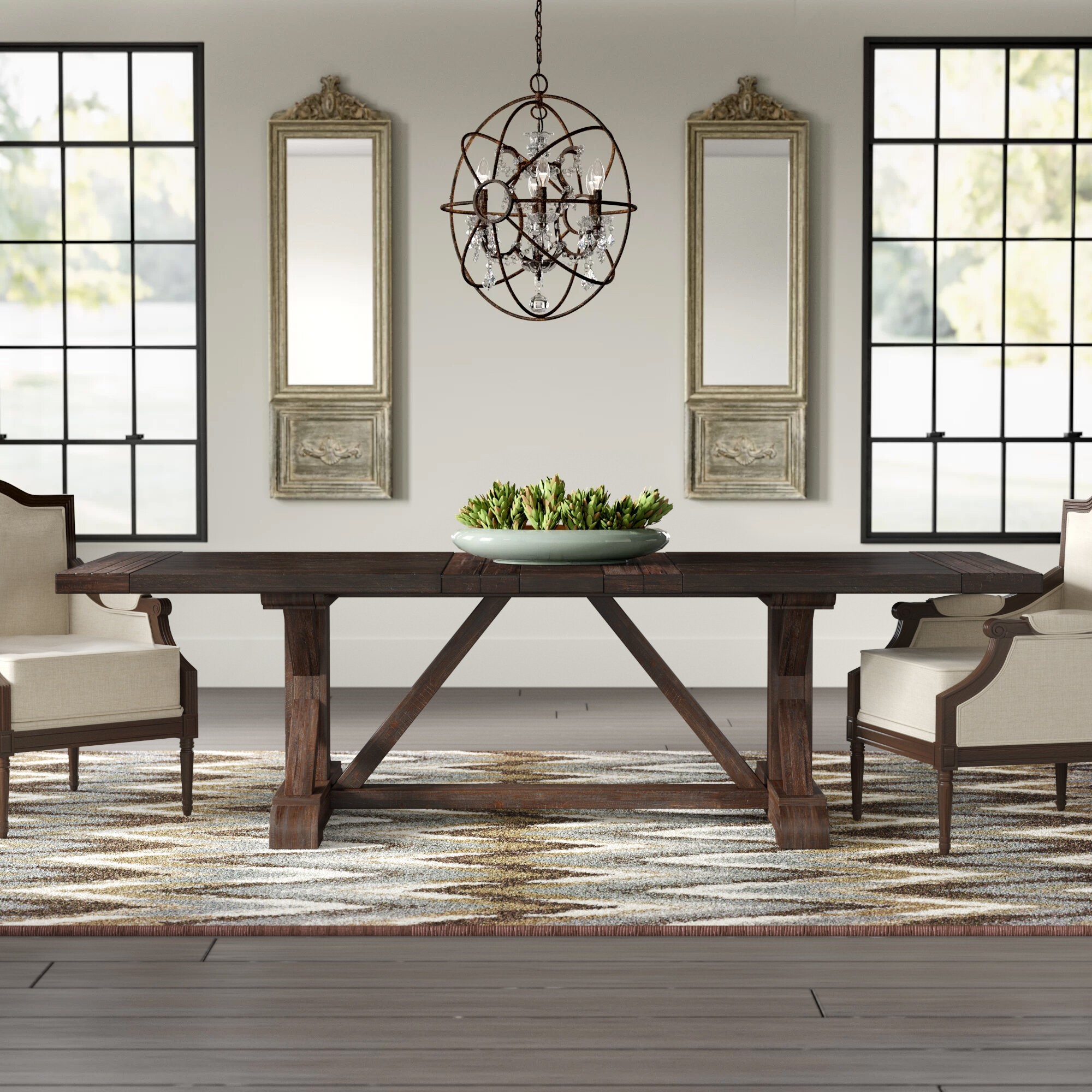 Palma Extendable Solid Wood Dining Table