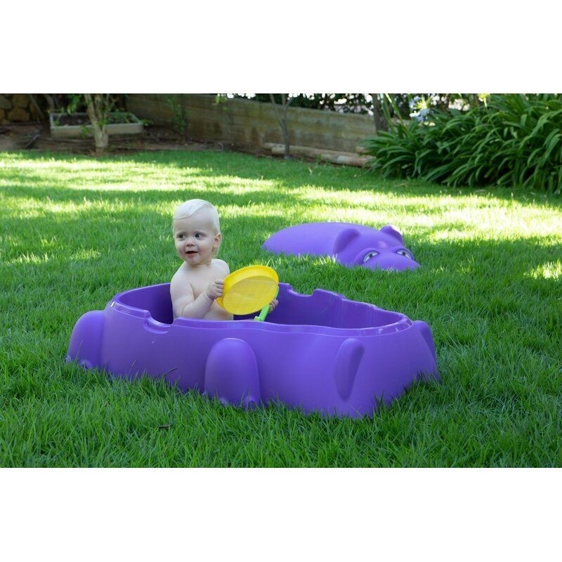 Plastic Sandbox with Cover for Kids