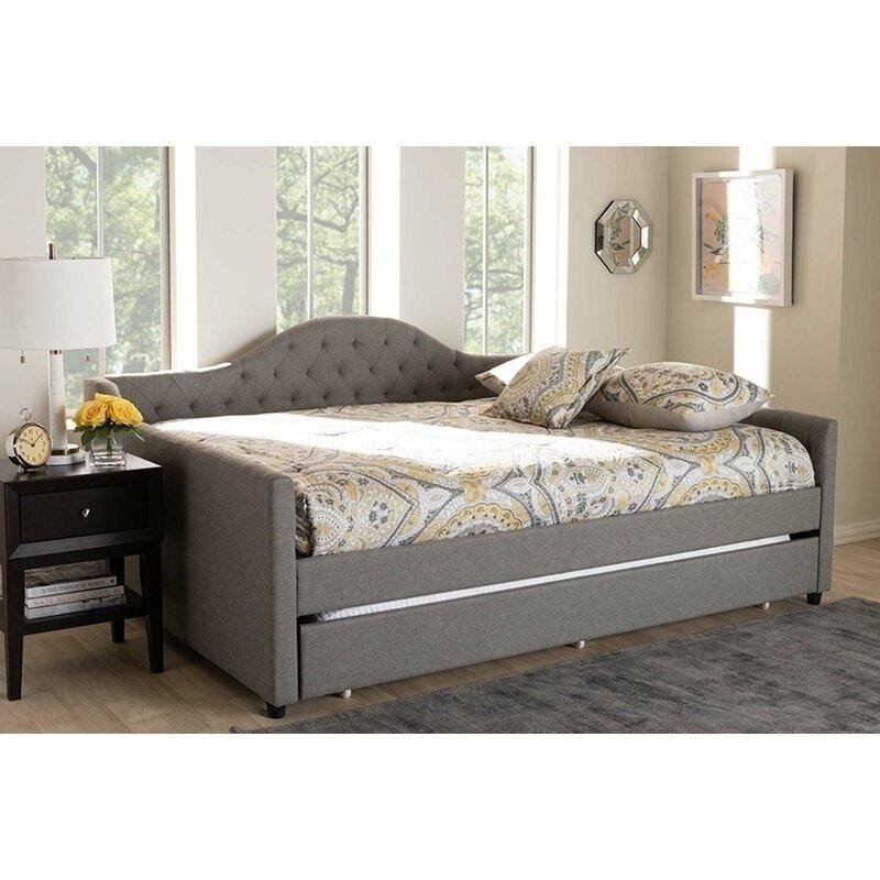 Daybed with pop up trundle deals queen