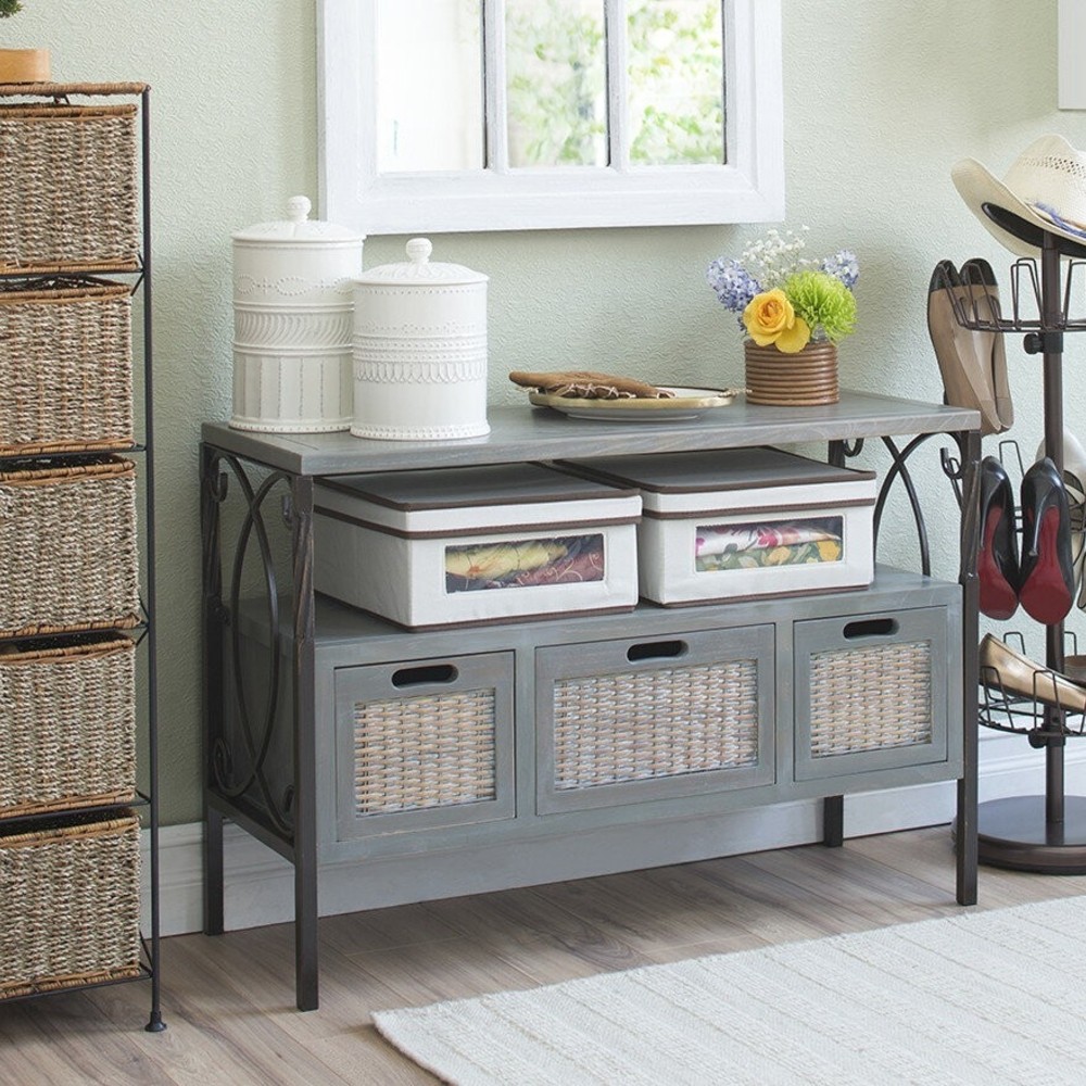 Tall Entryway Cabinet Hack for Storage and Space Division