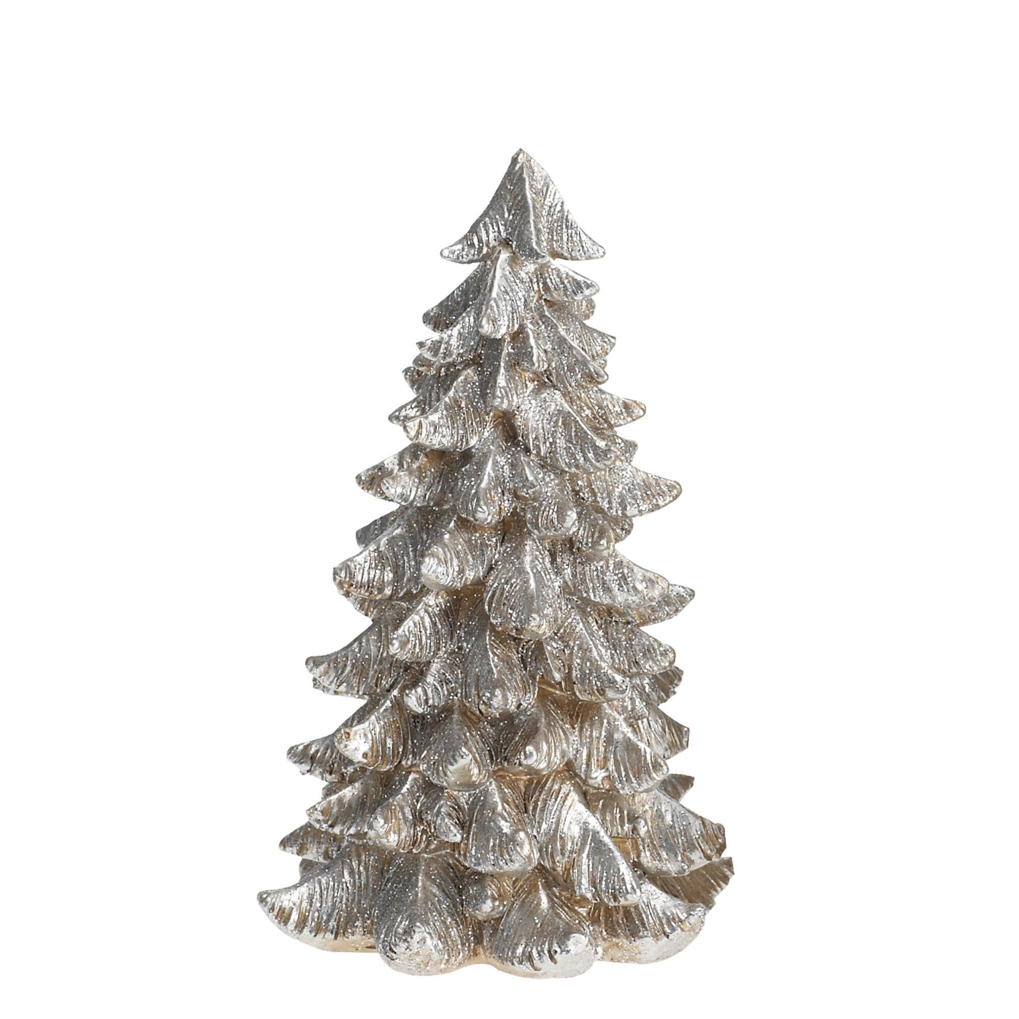 Silver Small Resin Tabletop Tree