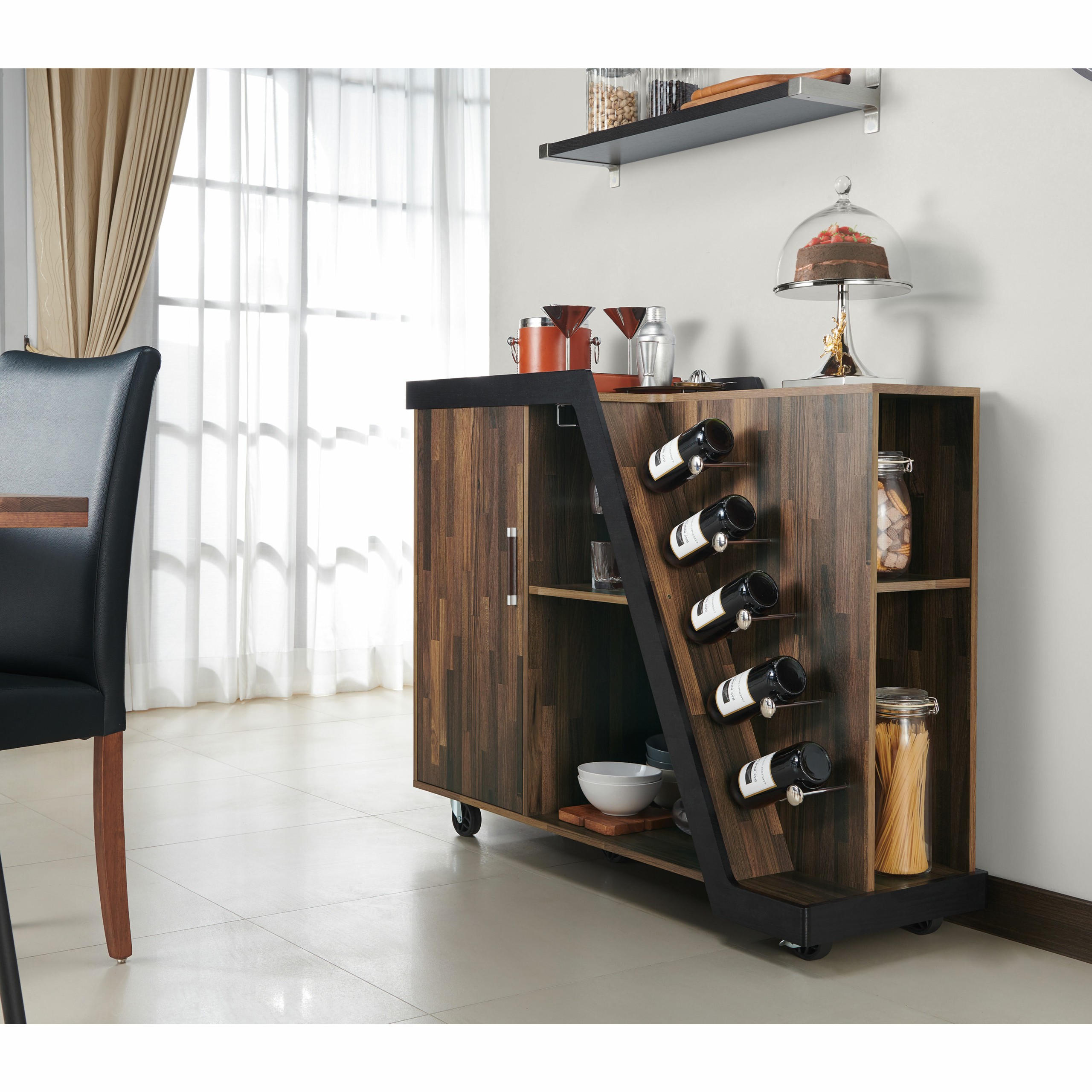 Домашний мини бар Corner Bar Cabinet