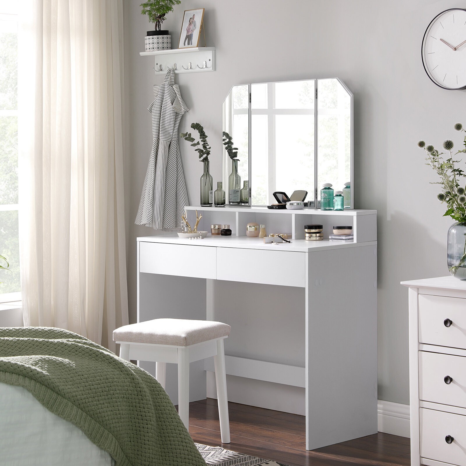Bedroom Vanity With Storage - Foter