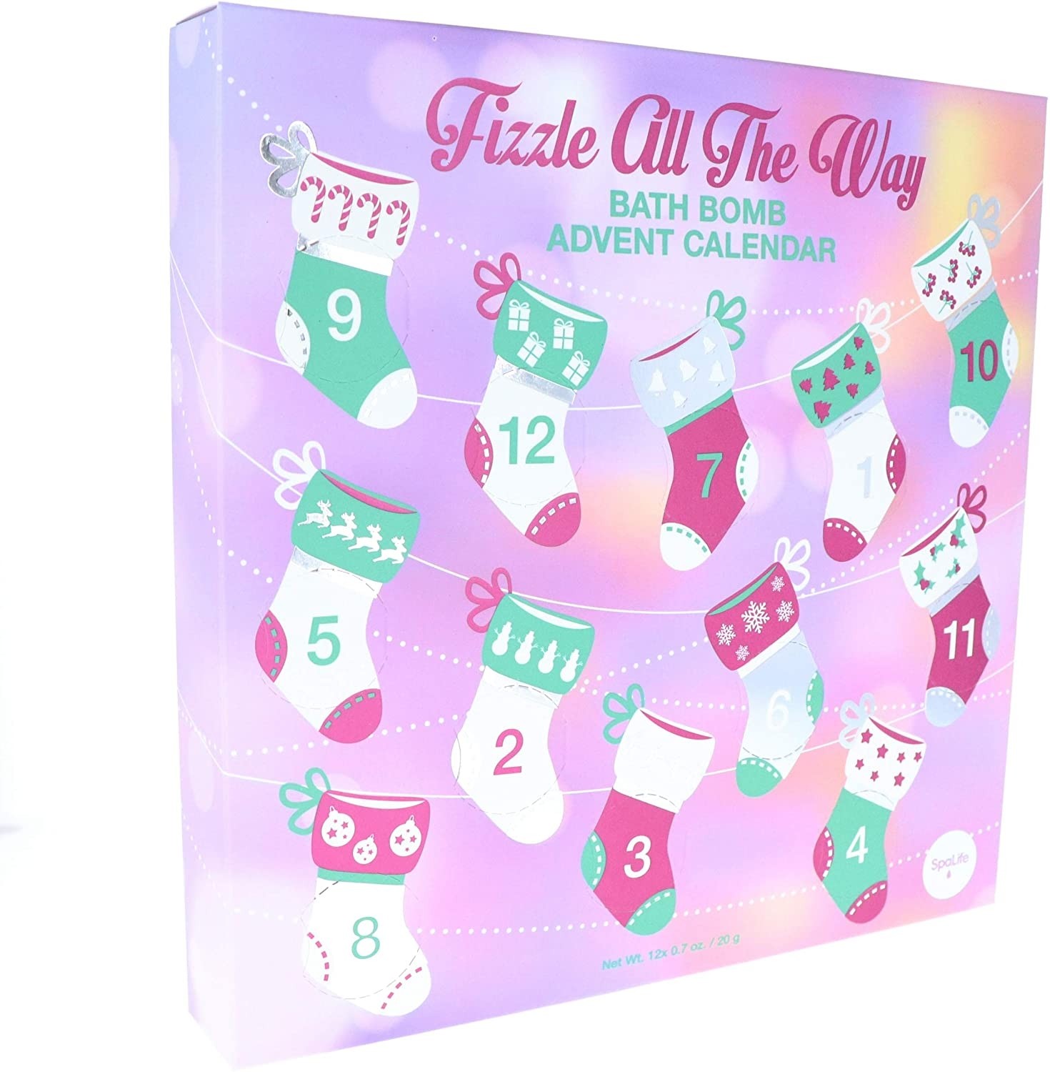 Spa Life Fizzle All the Way Bath Bomb Advent Calendar Spa Life Fizzle All the Way Bath Bomb Advent Calendar