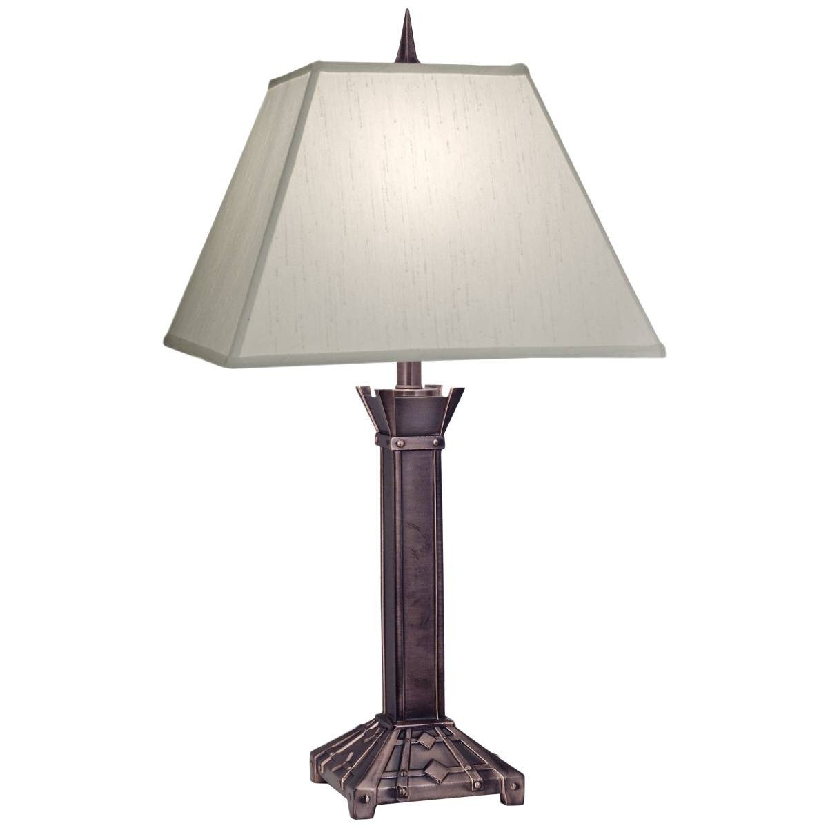 Stiffel Brass Table Lamp Heavy Classic Style 31 Tall Base Switch