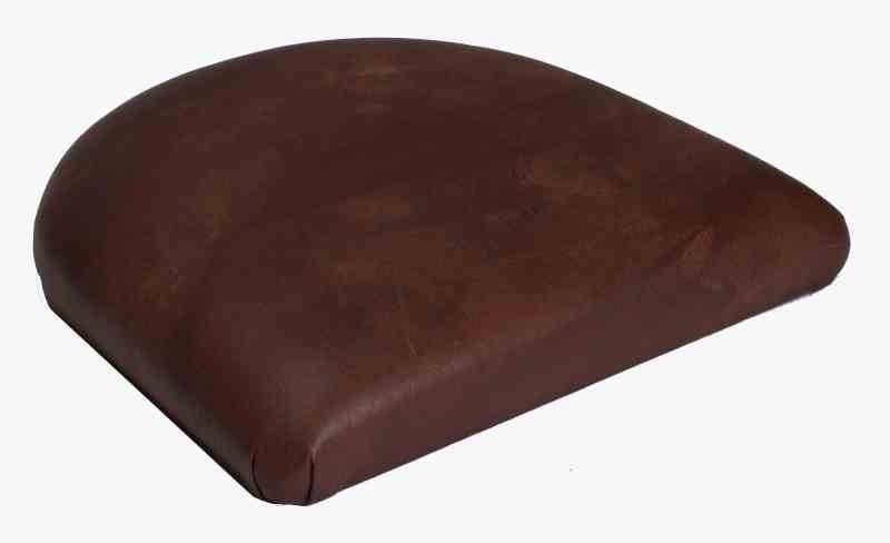Tapered seat cushion tapered seat pad seats and stools