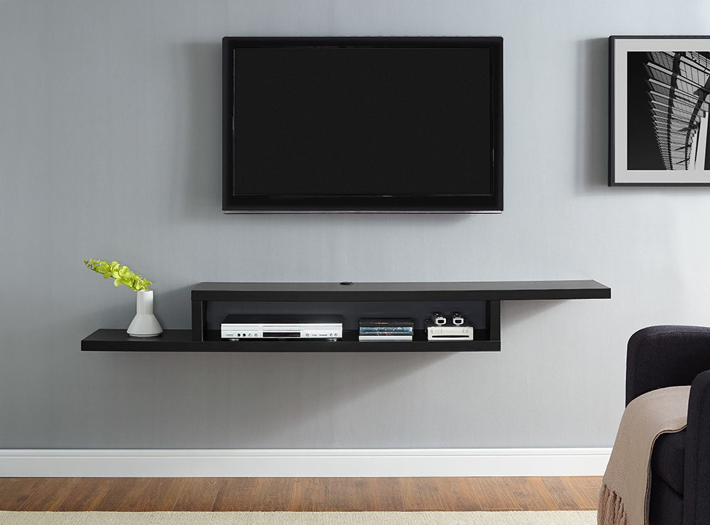 floating shelf tv stand