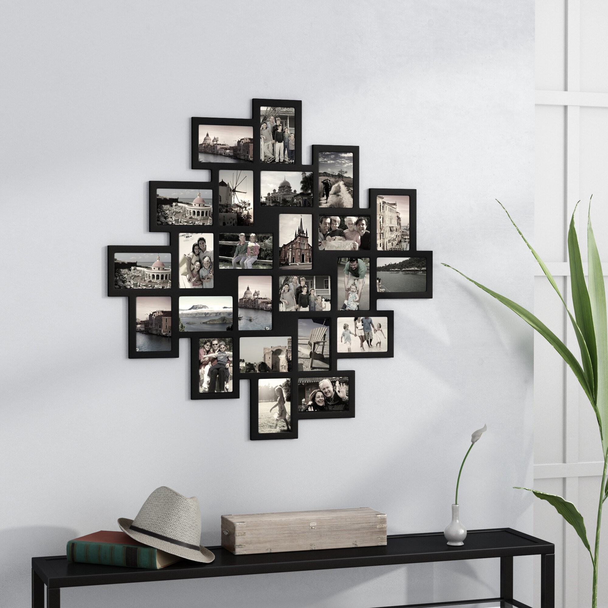 multi shape collage frame