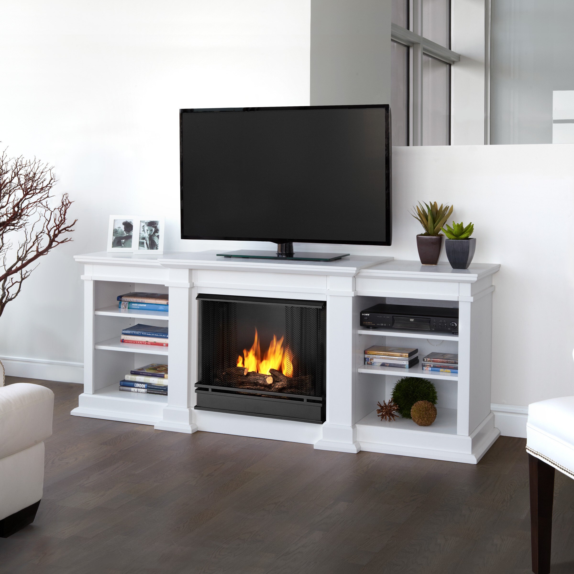 How To Choose A Tv Stand Fireplace Foter