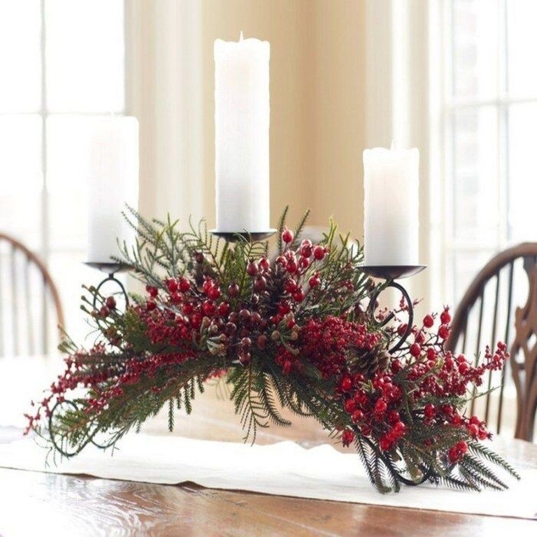 10 Beautiful Christmas Table Centerpiece Ideas - Foter