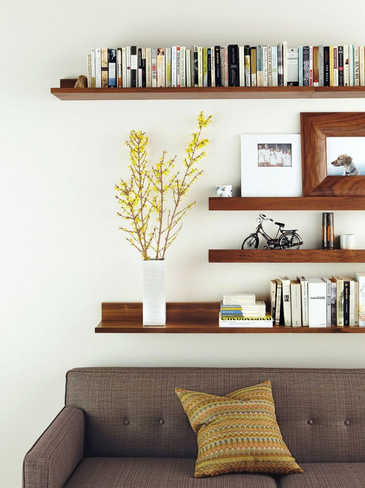 10 perfect diy wall shelf design for living room moetoe