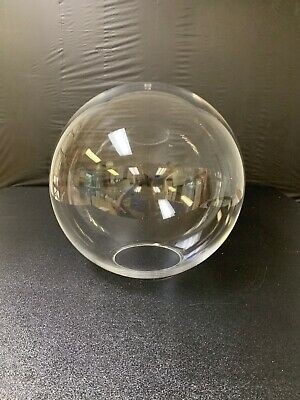 14 acrylic clear plastic round globe outdoor light