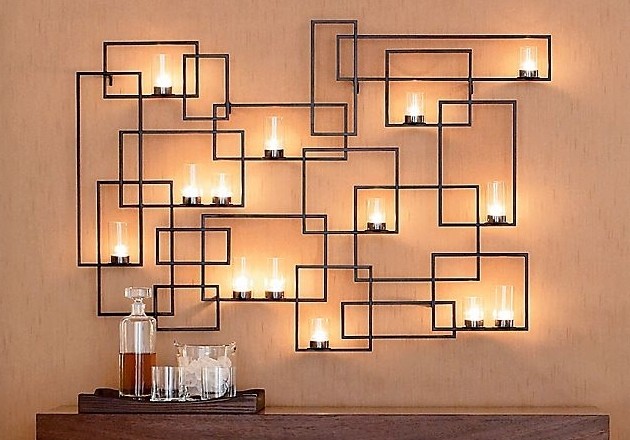 15 chic wrought iron wall candle holders you will admire