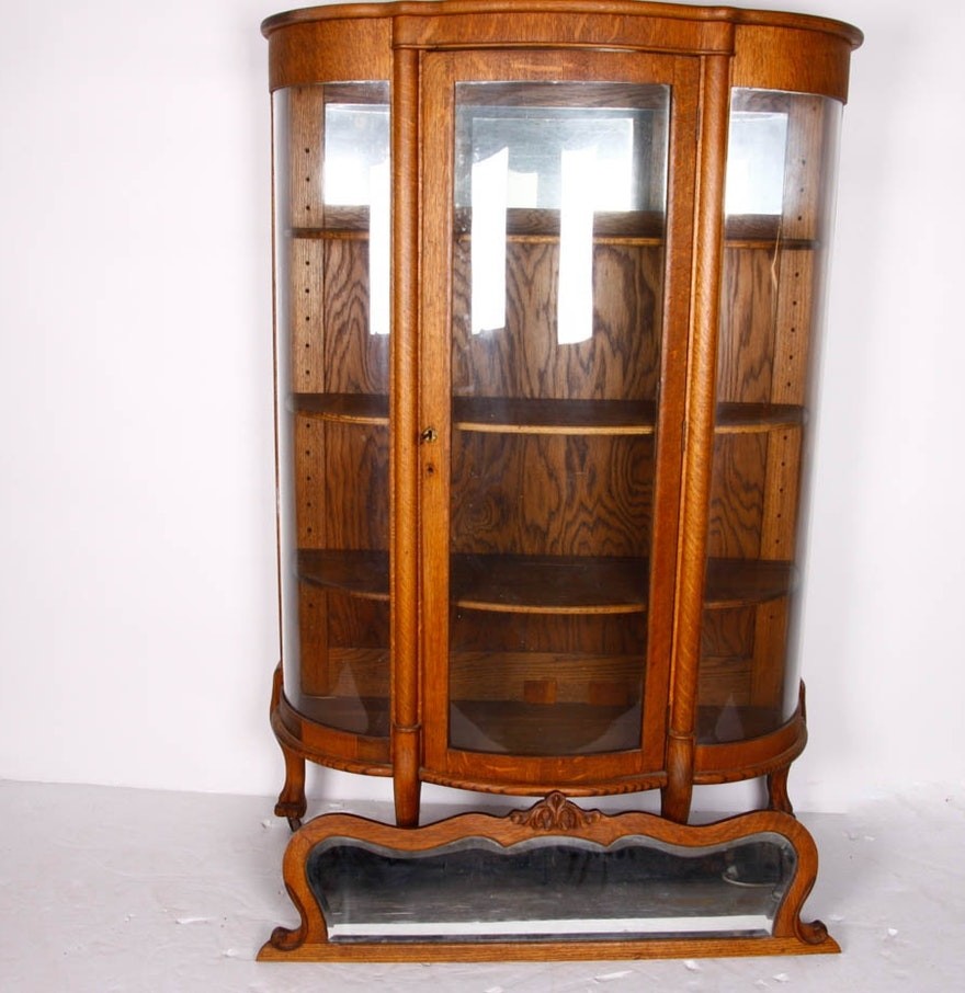 antique curio cabinet