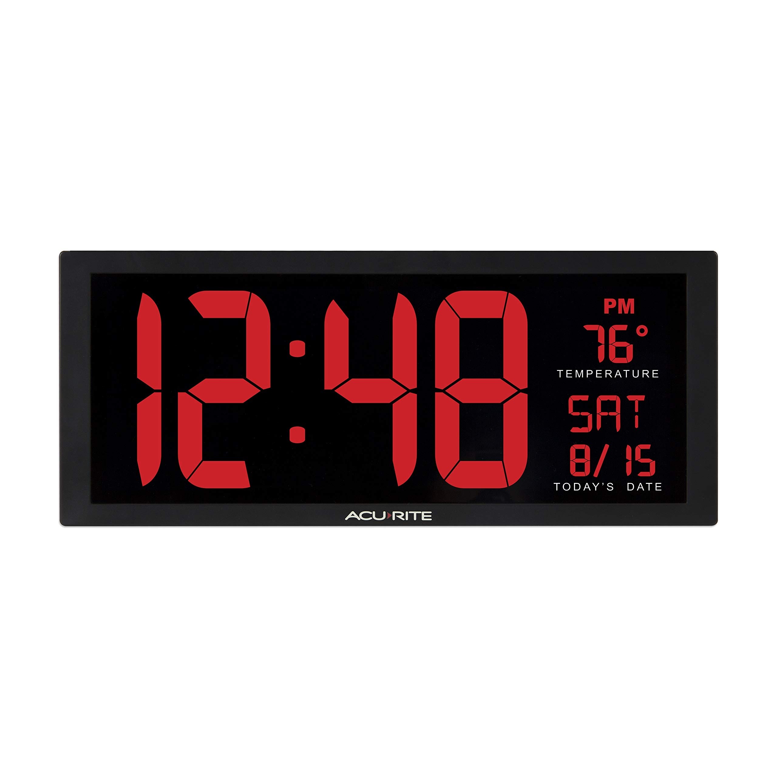 Giant Digital Clock   Big Digital Wall Clock Large Led Display School Office 1 