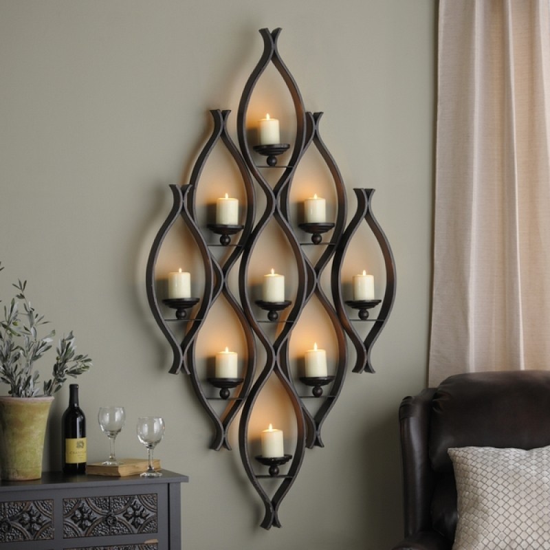 Metal Wall Art Candle Holder - Ideas on Foter