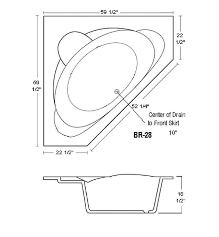 Corner Bathtub Sizes Ideas on Foter