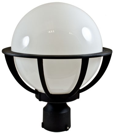 Dabmar gm260 led16 b cast aluminum globe contemporary
