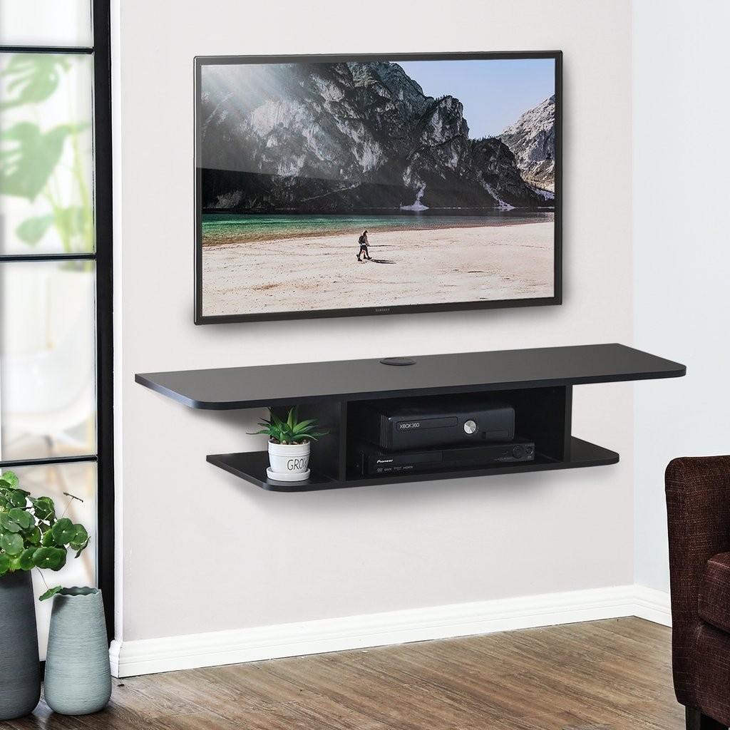 Floating Shelf For Tv Components Ideas on Foter