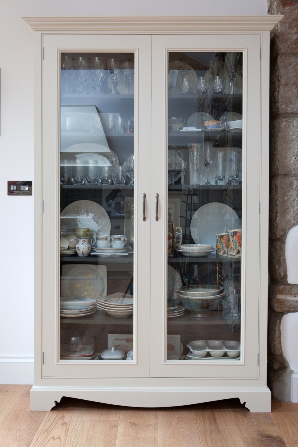 Glass Fronted Kitchen Storage Cabinet By Grkfurniture On Etsy 