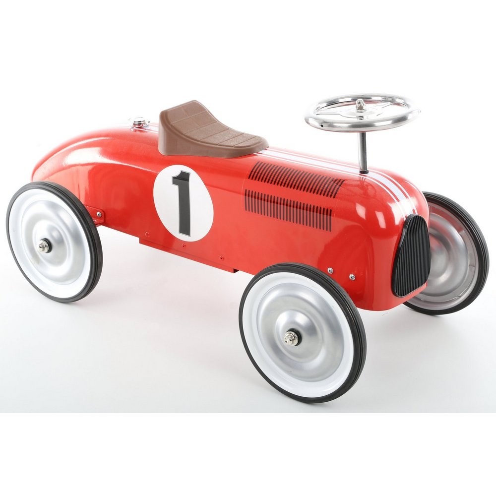 Vintage Hand-Powered Toy Riding Car