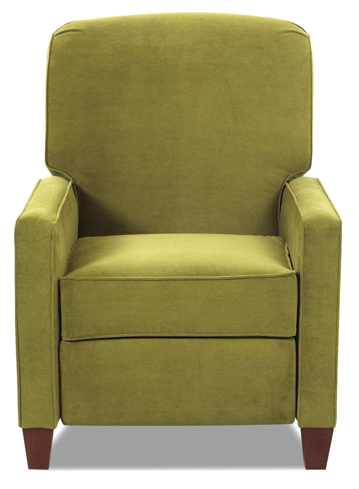 High Leg Contemporary Recliner By Klaussner Wolf And 