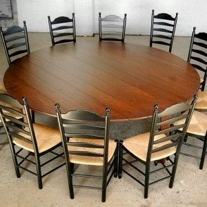 Round Dining Room Table Seats 12 - Ideas on Foter