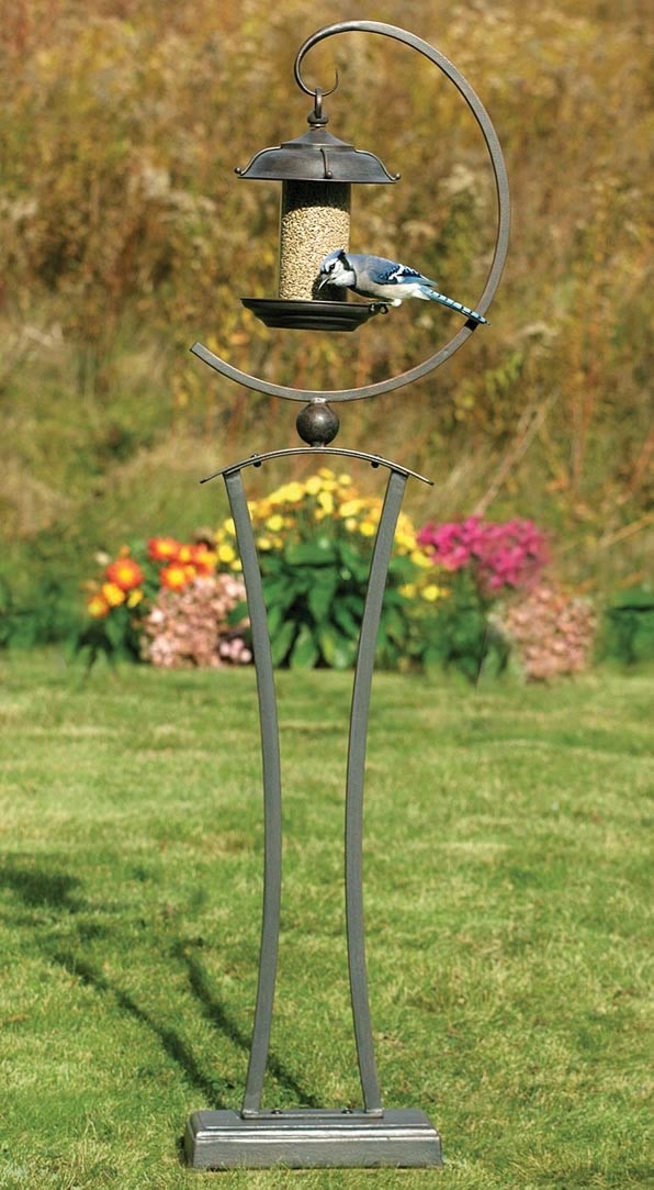 large bird feeder stand
