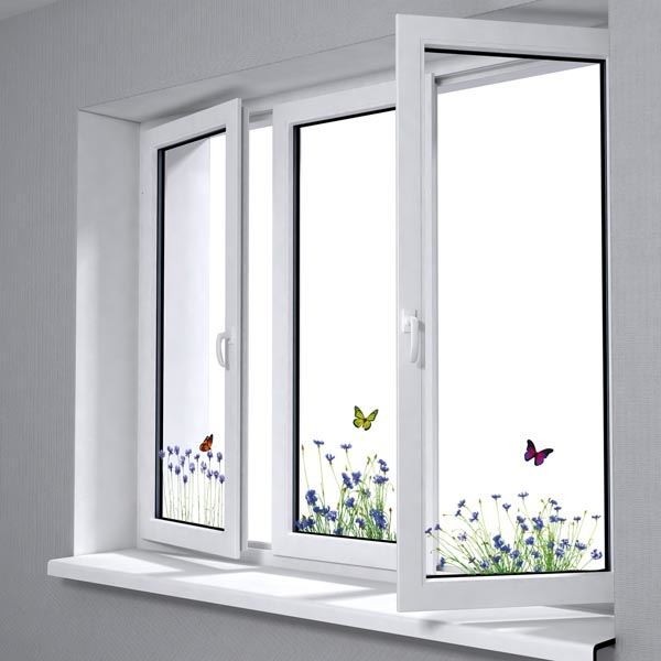 Spring window home decor line wall decals