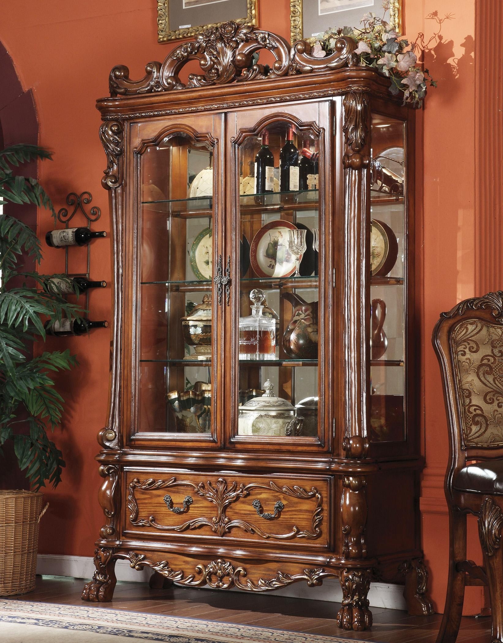 vintage-curio-cabinets-ideas-on-foter