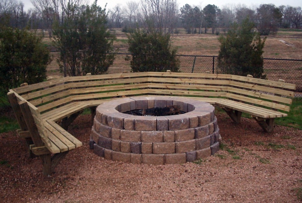 Wood work fire pit bench plans pdf plans