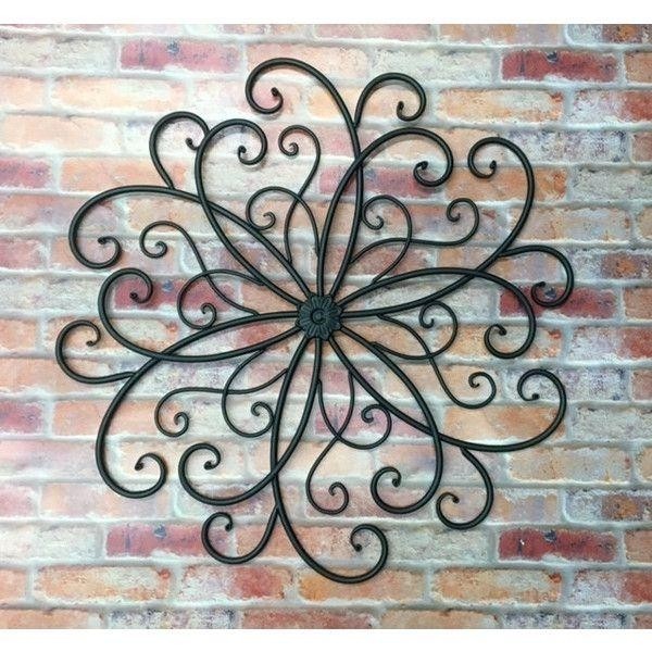 20 best collection of large round metal wall art wall