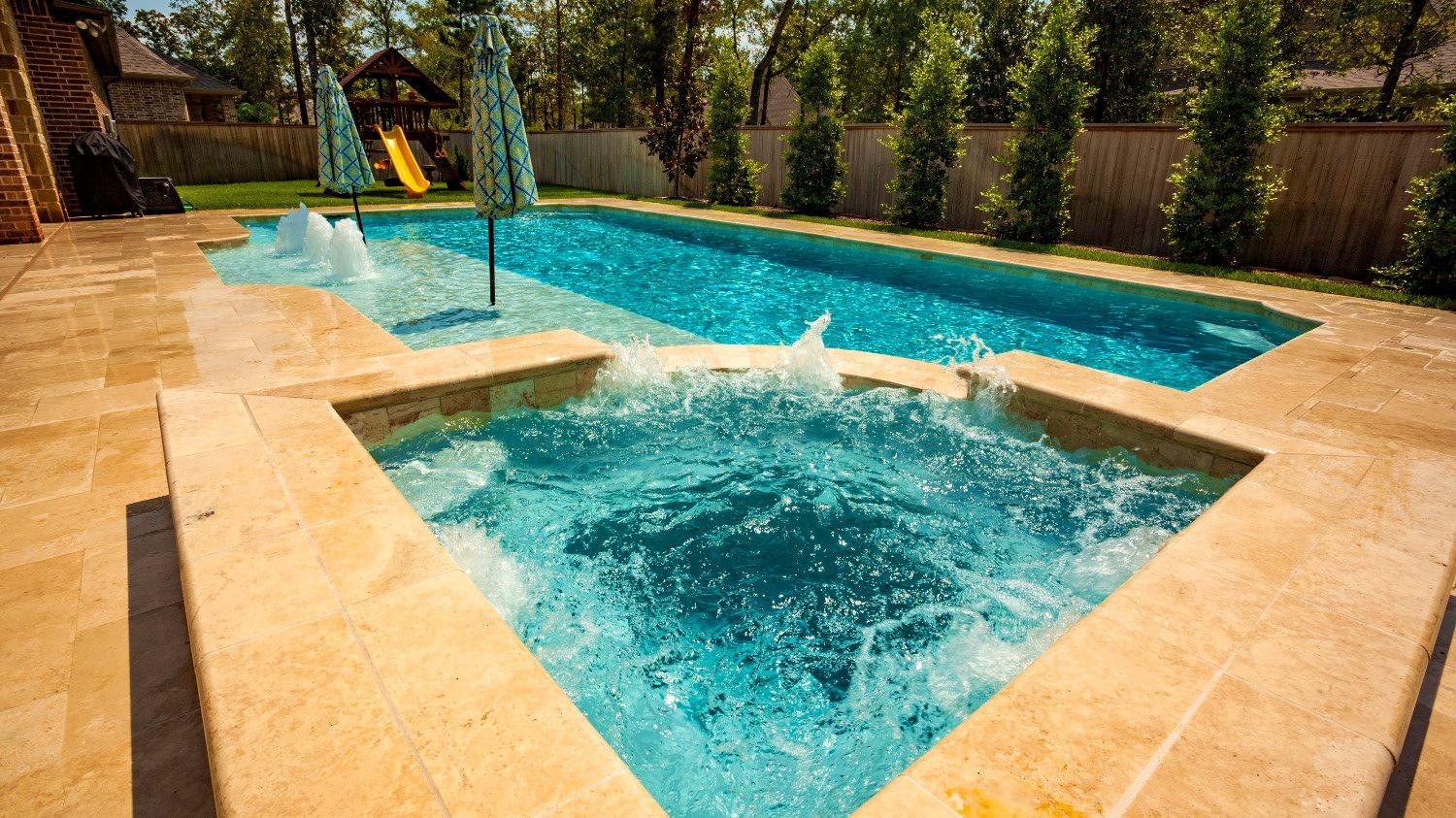 Pool Design Ideas With Hot Tub at Don Hughes blog