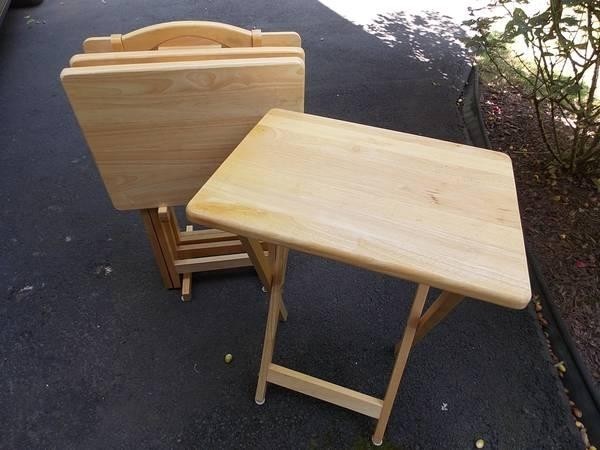 Wooden Folding Tv Trays Foter