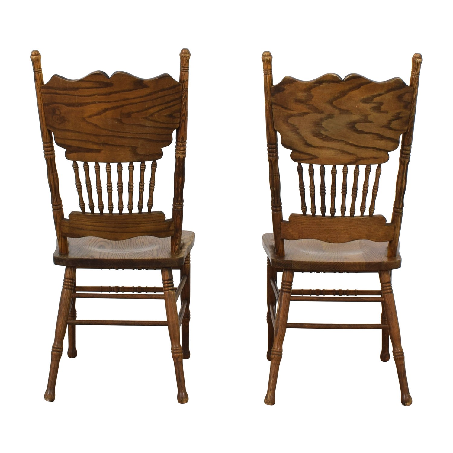 Oak Double Pressback Chairs - Ideas on Foter