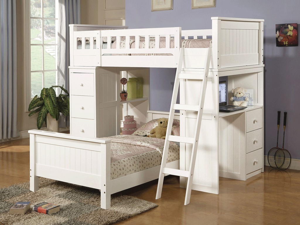 Kids Bunk Bed With Desk Underneath 2021