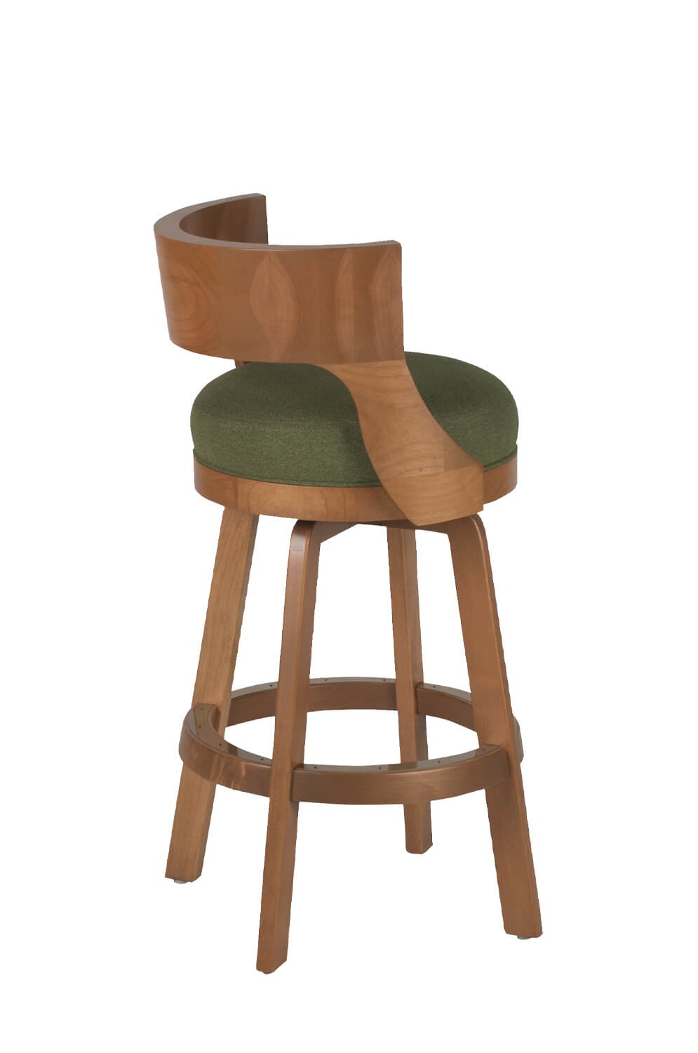 Buy darafeevs gen wood swivel stool w low back o